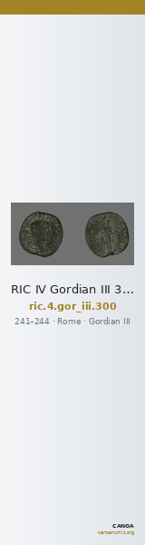 RIC IV Gordian III 300 — CANOA