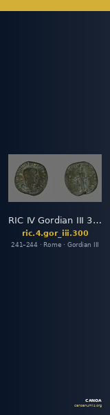 RIC IV Gordian III 300 — CANOA