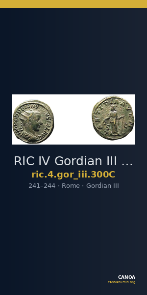RIC IV Gordian III 300C — CANOA