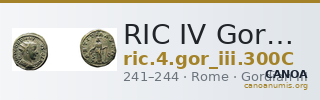RIC IV Gordian III 300C — CANOA