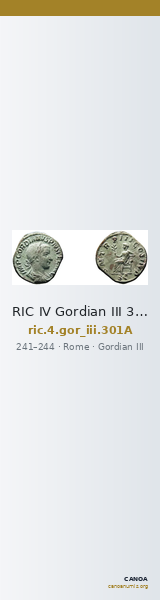 RIC IV Gordian III 301A — CANOA