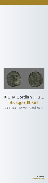 RIC IV Gordian III 302 — CANOA