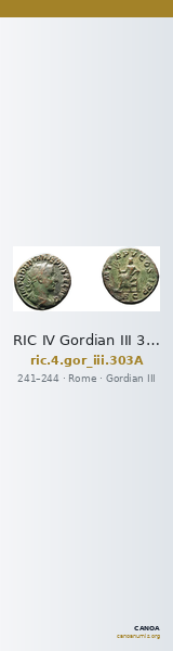 RIC IV Gordian III 303A — CANOA