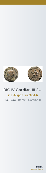 RIC IV Gordian III 304A — CANOA