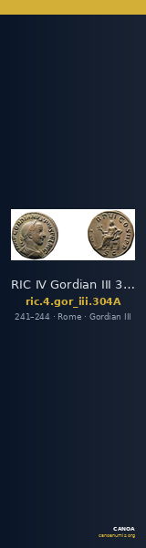 RIC IV Gordian III 304A — CANOA