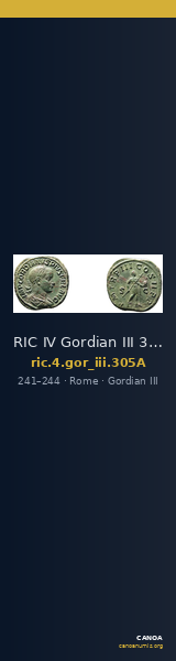 RIC IV Gordian III 305A — CANOA