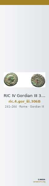 RIC IV Gordian III 306B — CANOA