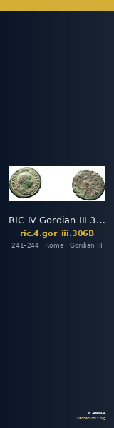 RIC IV Gordian III 306B — CANOA