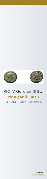 RIC IV Gordian III 307B — CANOA