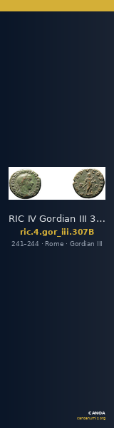 RIC IV Gordian III 307B — CANOA