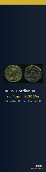 RIC IV Gordian III 308Aa — CANOA