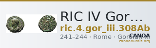 RIC IV Gordian III 308Ab — CANOA