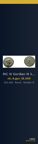 RIC IV Gordian III 309 — CANOA