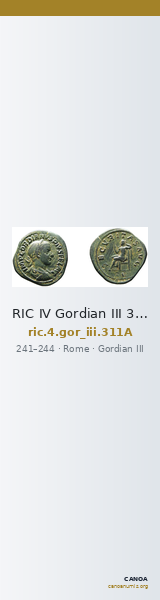 RIC IV Gordian III 311A — CANOA