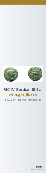 RIC IV Gordian III 314 — CANOA