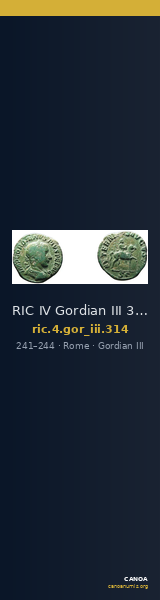 RIC IV Gordian III 314 — CANOA