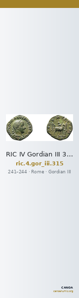 RIC IV Gordian III 315 — CANOA