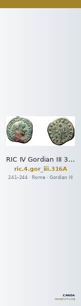RIC IV Gordian III 316A — CANOA