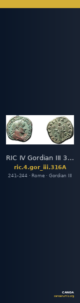 RIC IV Gordian III 316A — CANOA