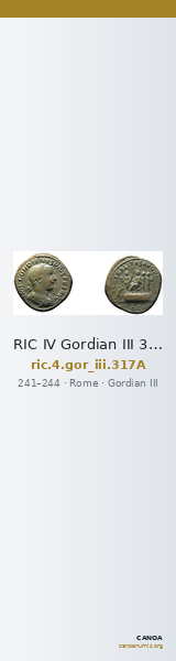 RIC IV Gordian III 317A — CANOA
