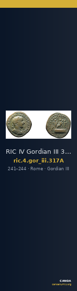 RIC IV Gordian III 317A — CANOA