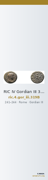 RIC IV Gordian III 319B — CANOA