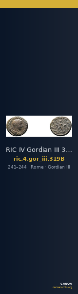 RIC IV Gordian III 319B — CANOA