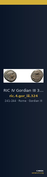 RIC IV Gordian III 324 — CANOA
