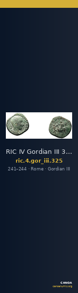 RIC IV Gordian III 325 — CANOA