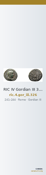 RIC IV Gordian III 326 — CANOA