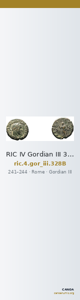 RIC IV Gordian III 328B — CANOA