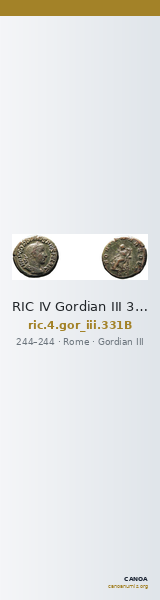 RIC IV Gordian III 331B — CANOA