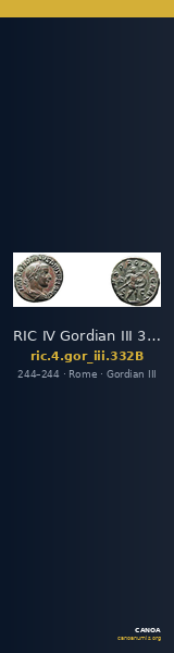 RIC IV Gordian III 332B — CANOA