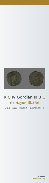 RIC IV Gordian III 336 — CANOA