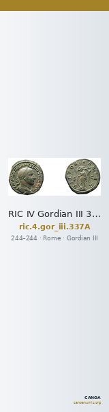 RIC IV Gordian III 337A — CANOA