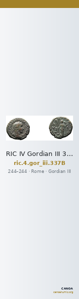 RIC IV Gordian III 337B — CANOA