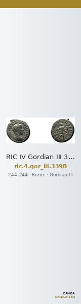 RIC IV Gordian III 339B — CANOA