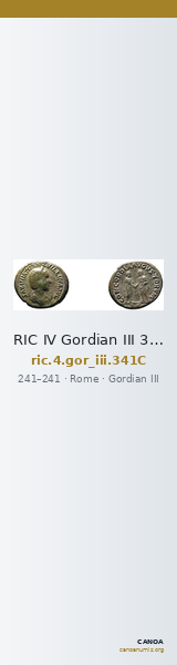 RIC IV Gordian III 341C — CANOA