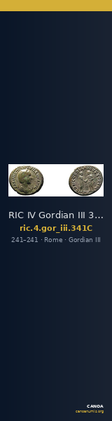 RIC IV Gordian III 341C — CANOA