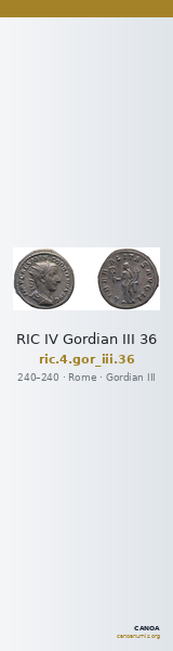 RIC IV Gordian III 36 — CANOA