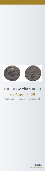 RIC IV Gordian III 38 — CANOA