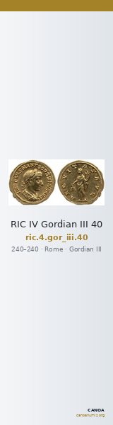 RIC IV Gordian III 40 — CANOA