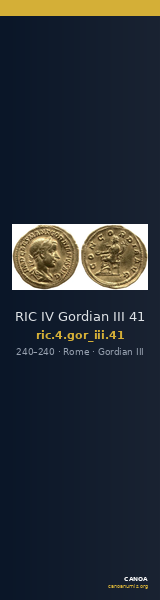 RIC IV Gordian III 41 — CANOA