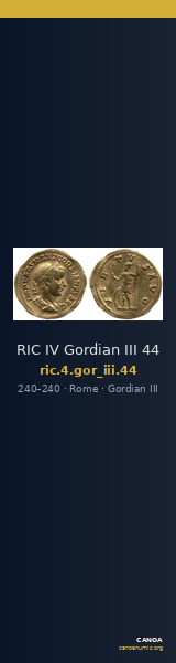 RIC IV Gordian III 44 — CANOA