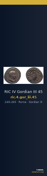 RIC IV Gordian III 45 — CANOA