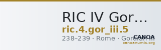 RIC IV Gordian III 5 — CANOA