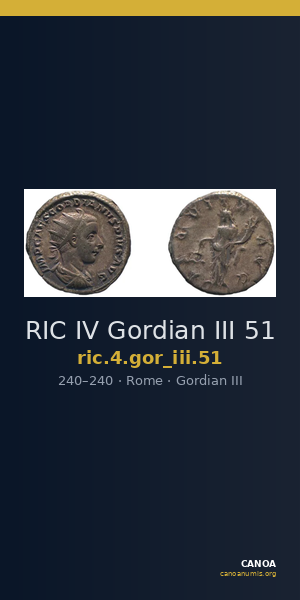 RIC IV Gordian III 51 — CANOA