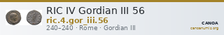 RIC IV Gordian III 56 — CANOA