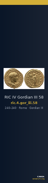 RIC IV Gordian III 58 — CANOA