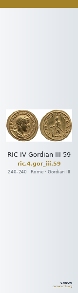 RIC IV Gordian III 59 — CANOA